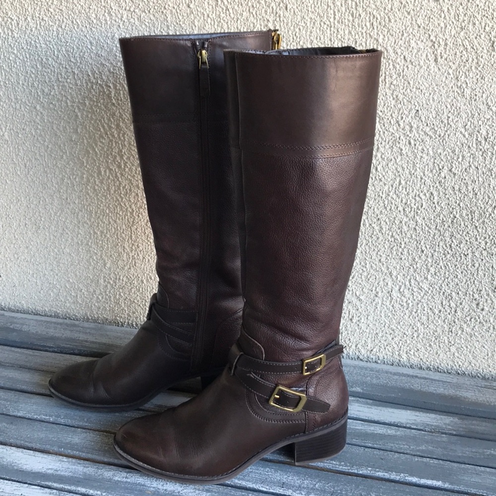 Franco Sarto Tall Leather Boots